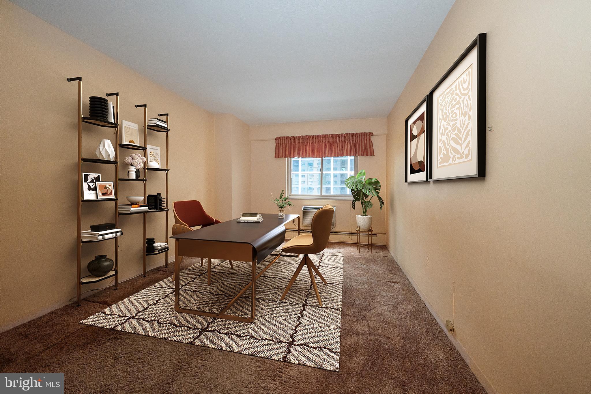 1900 John F Kennedy Boulevard, Unit 1012 Philadelphia, PA 19103 - Photo 10 of 22 a workspace with furniture and window