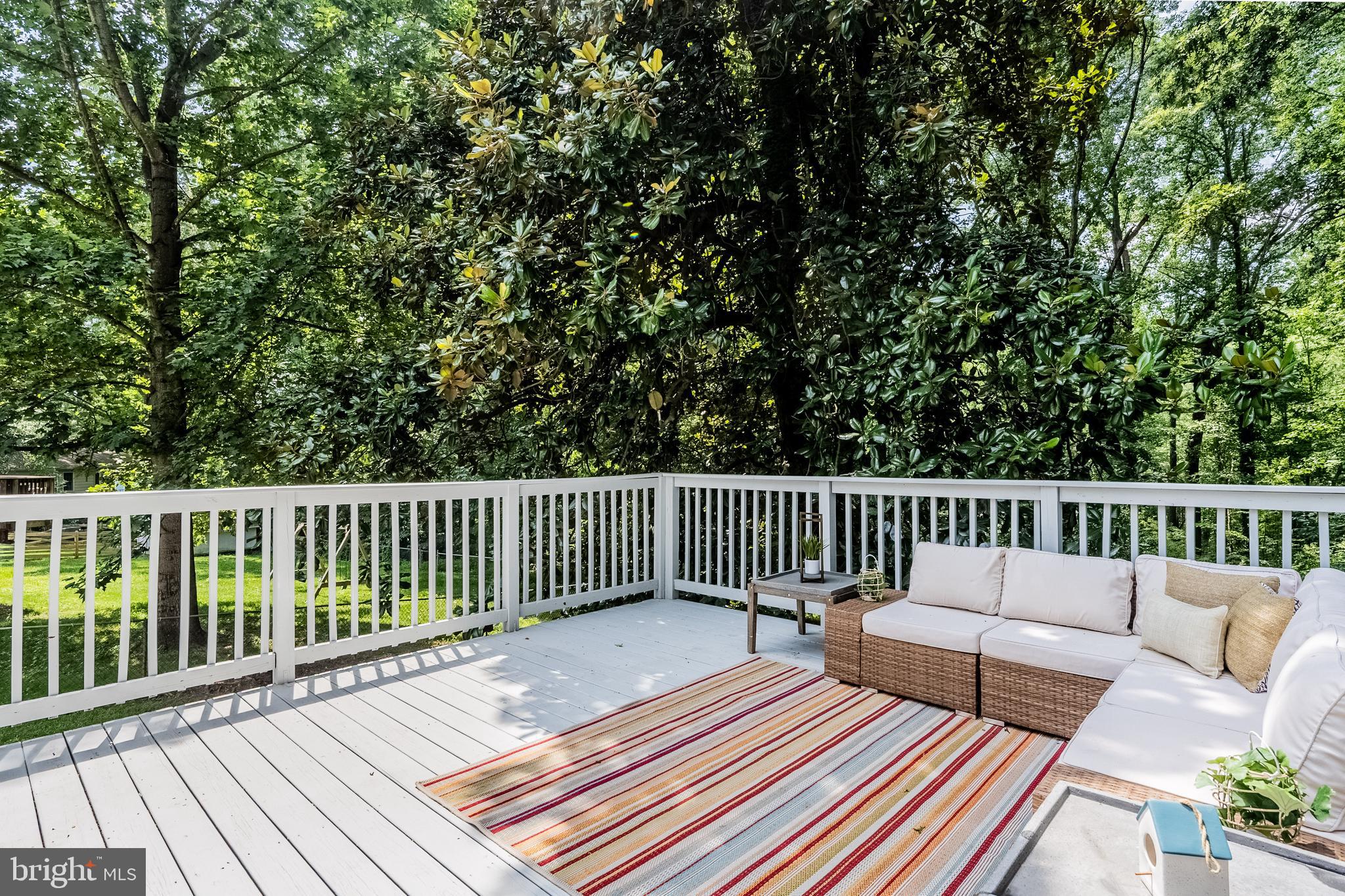6410 Wyngate Drive Springfield, VA 22152 - Photo 17 of 53 Lots of privacy, flat backyard surrounded by trees