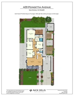 $1,898,000 | 409 Poinsettia Avenue, San Mateo, CA 94403