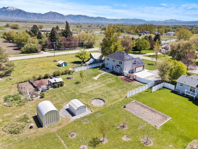 75 East 200 North Mendon, UT 84325 - Photo 29 of 36 Drone / aerial view of a mountain backdrop