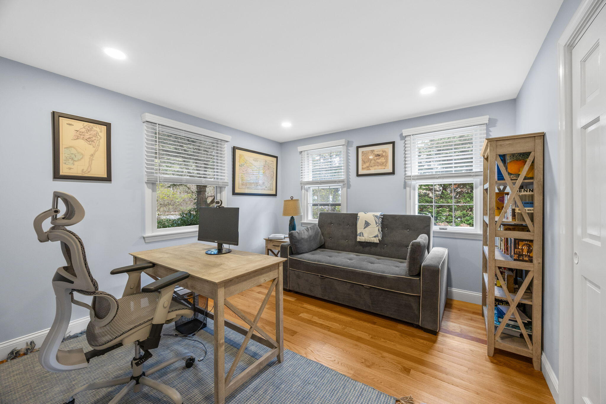 144 Barn Hill Road Chatham, MA 02633 - Photo 14 of 24 a living room with furniture and a wooden floor