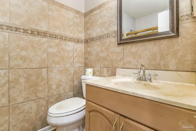 a view of an outdoor space and swimming pool