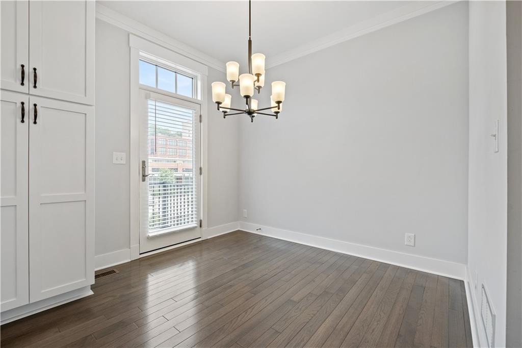 1726 Waterfront Place Pittsburgh, PA 15222 - Photo 21 of 44 Breakfast nook view to rear deck