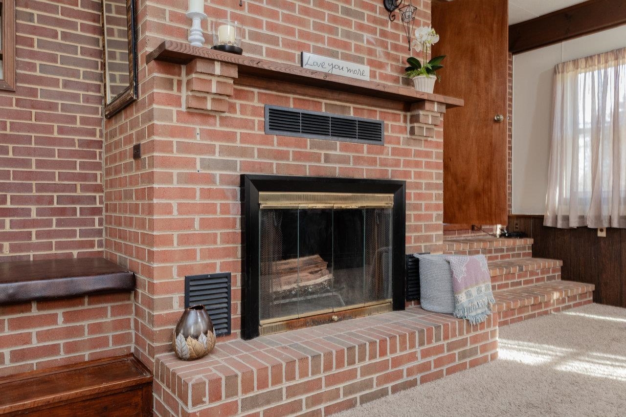 911 Old White Hill Road Stuarts Draft, VA 24477 - Photo 36 of 40 a bedroom with fireplace