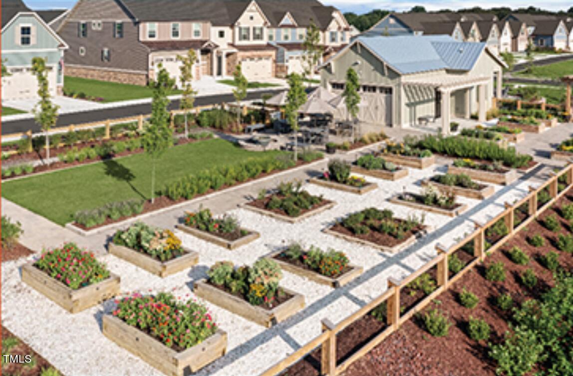 3939 Willow Gate Way Raleigh, NC 27604 - Photo 25 of 32 an aerial view of multiple houses with yard