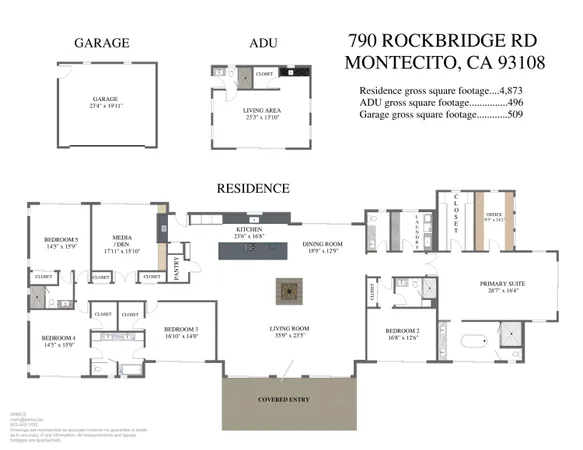 $17,950,000 | 790 Rockbridge Road, Montecito, CA 93108