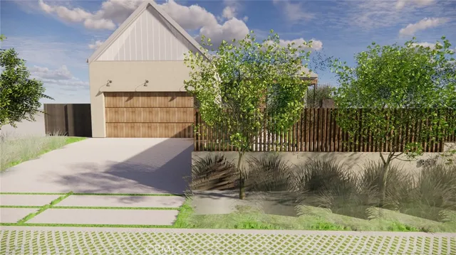 a view of a house with a outdoor space