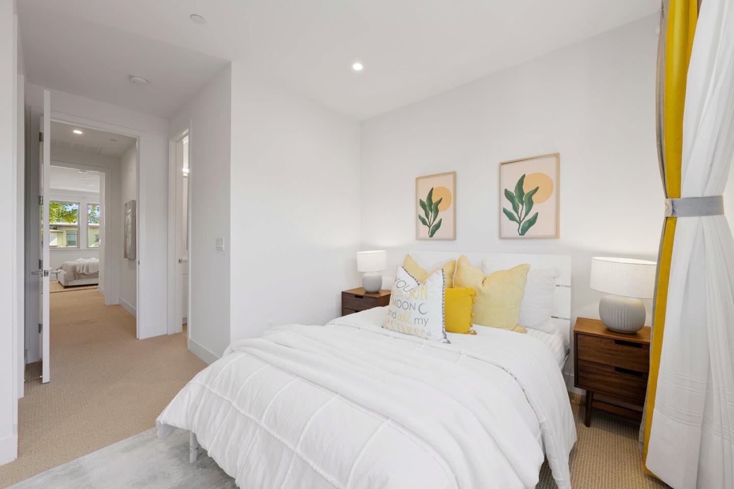 307 Marquetta Circle Mountain View, CA 94043 - Photo 25 of 38 a bedroom with a bed and painting on the wall