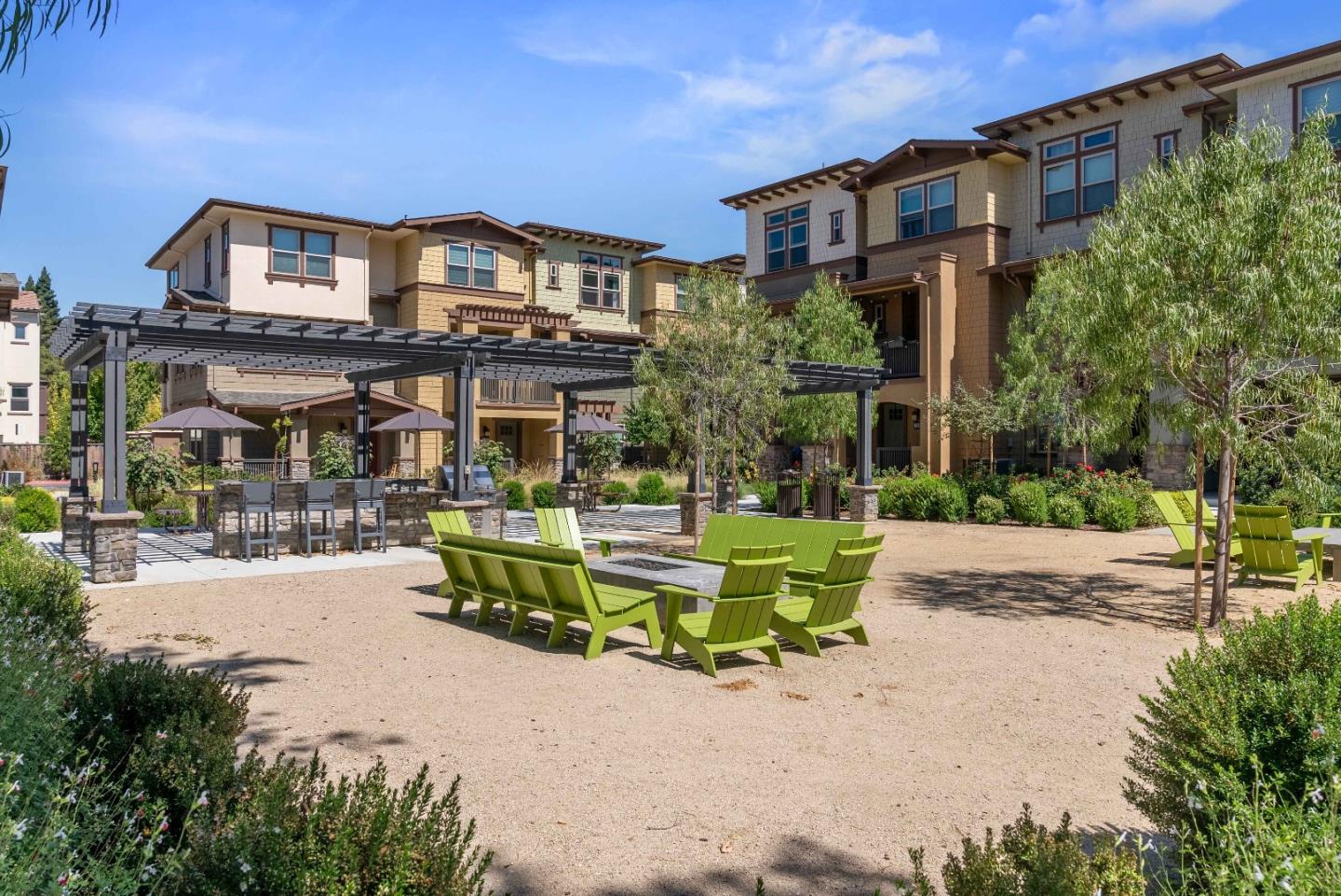 307 Marquetta Circle Mountain View, CA 94043 - Photo 34 of 38 a view of a building with a patio area and potted plants