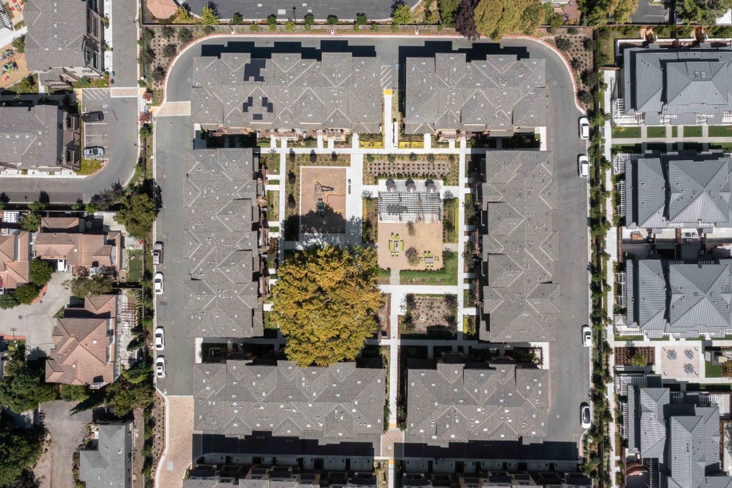 307 Marquetta Circle Mountain View, CA 94043 - Photo 37 of 38 an aerial view of residential houses with outdoor space