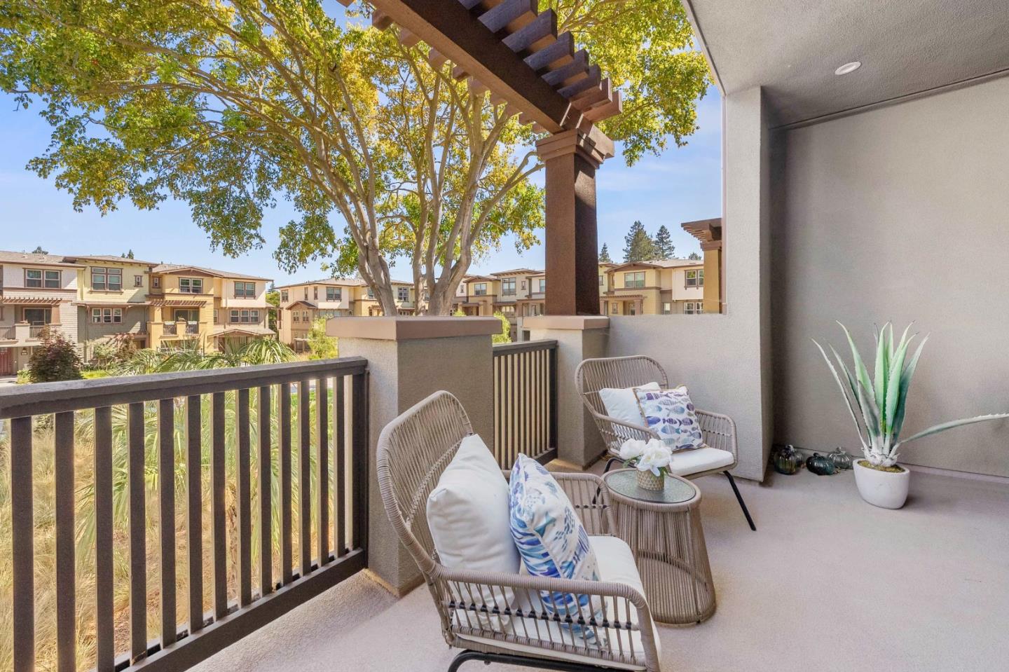307 Marquetta Circle Mountain View, CA 94043 - Photo 8 of 38 a view of a chairs and tables in the balcony
