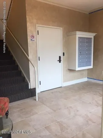 a view of a entryway of a house