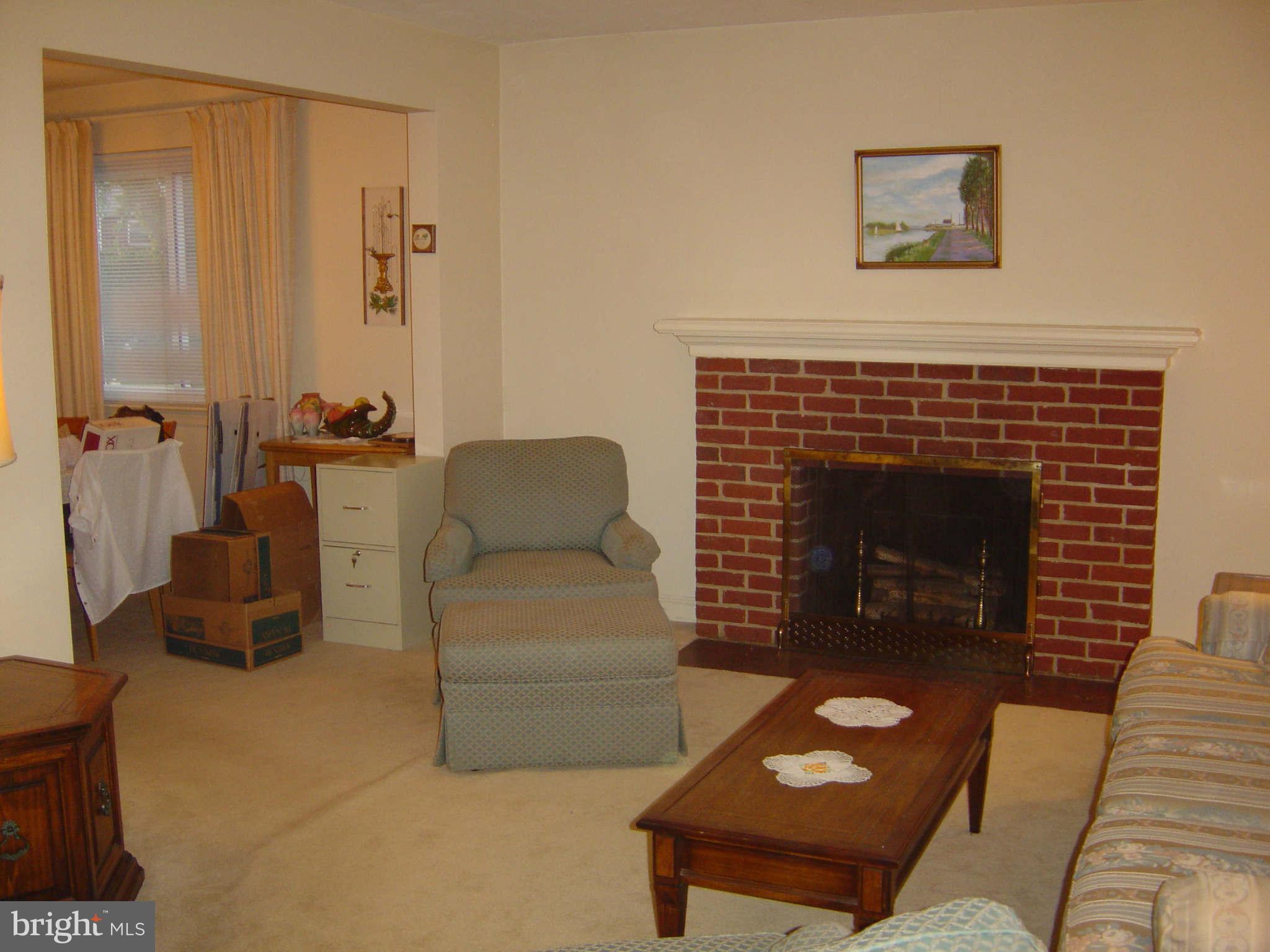 6014 Brunswick Street Springfield, VA 22150 - Photo 7 of 22 Living Room W/ FIREPLACE