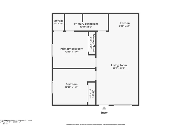 $1,125 | 2747 East Chipman Road, Unit 1, Phoenix, AZ 85040