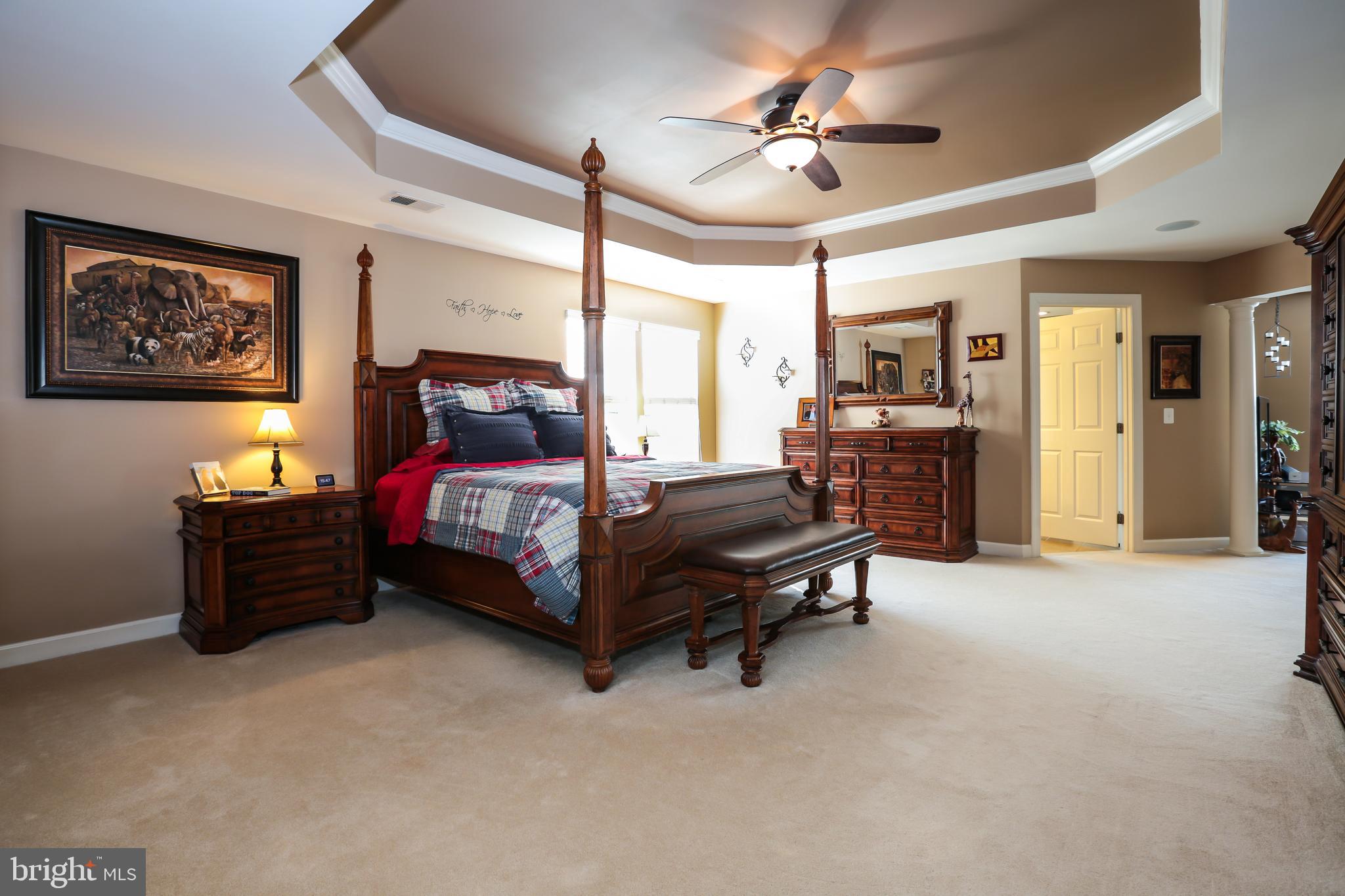 4557 Spring Run Road Warrenton, VA 20187 - Photo 24 of 68 Luxurious Owner's Bedroom w/ Tray Ceiling
