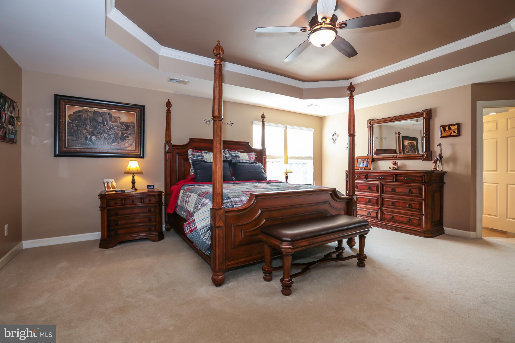 4557 Spring Run Road Warrenton, VA 20187 - Photo 25 of 68 Luxurious Owner's Bedroom w/ Tray Ceiling