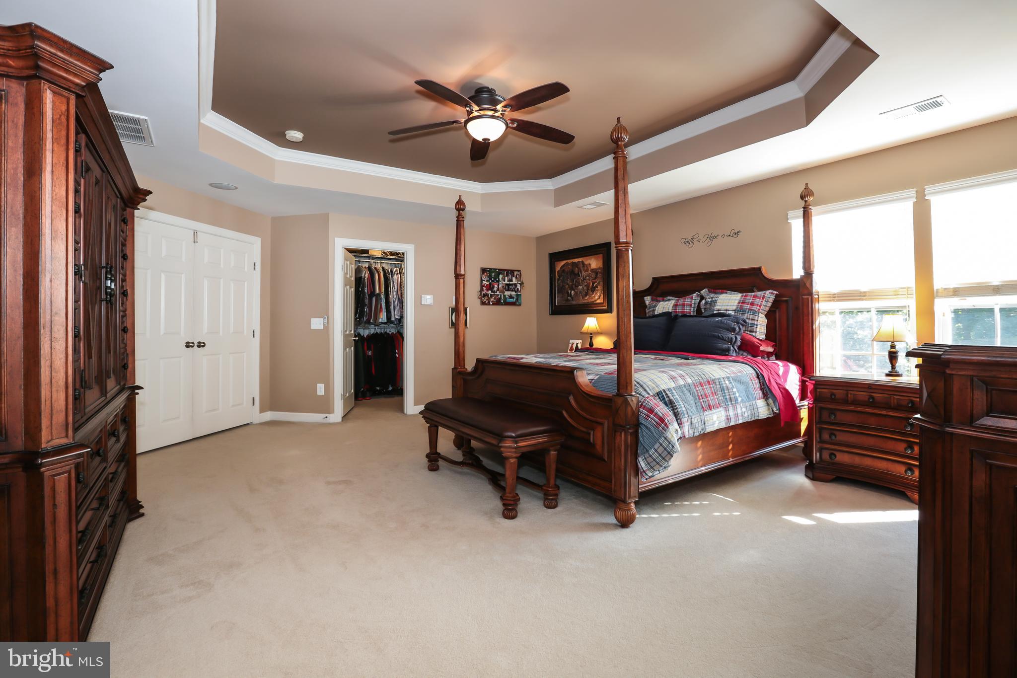 4557 Spring Run Road Warrenton, VA 20187 - Photo 26 of 68 Luxurious Owner's Bedroom w/ Tray Ceiling