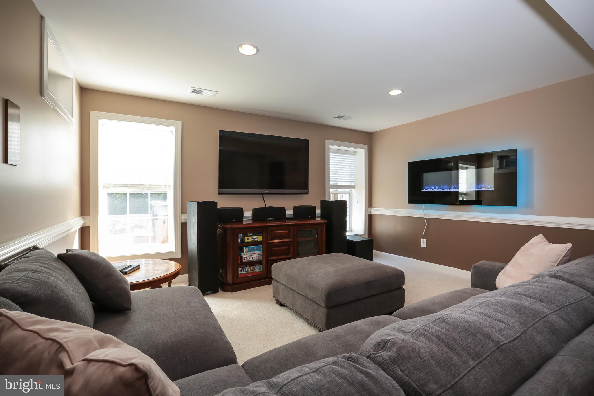 4557 Spring Run Road Warrenton, VA 20187 - Photo 45 of 68 Large Recreation Room in Basement