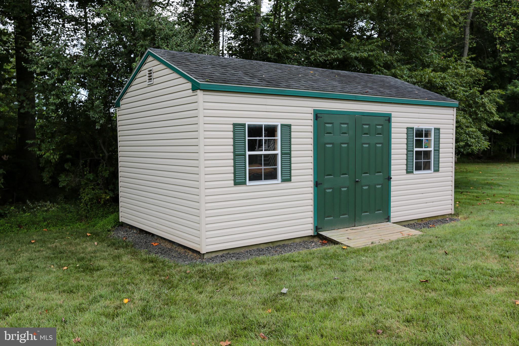 4557 Spring Run Road Warrenton, VA 20187 - Photo 63 of 68 Spacious Storage Shed with Double Doors