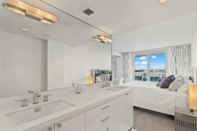 a bathroom with a shower and toilet