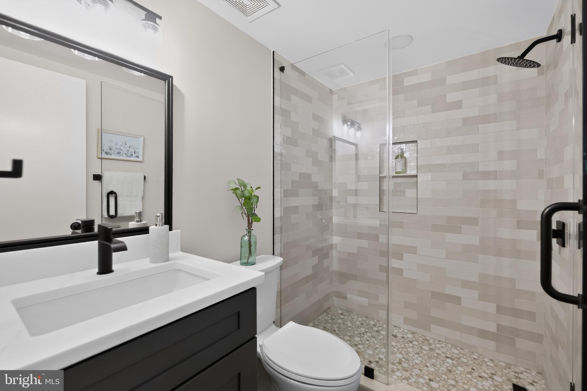 233 Sunset Circle Cross Junction, VA 22625 - Photo 34 of 46 New Lower Level En-Suite Full Bath w/Quartz Vanity