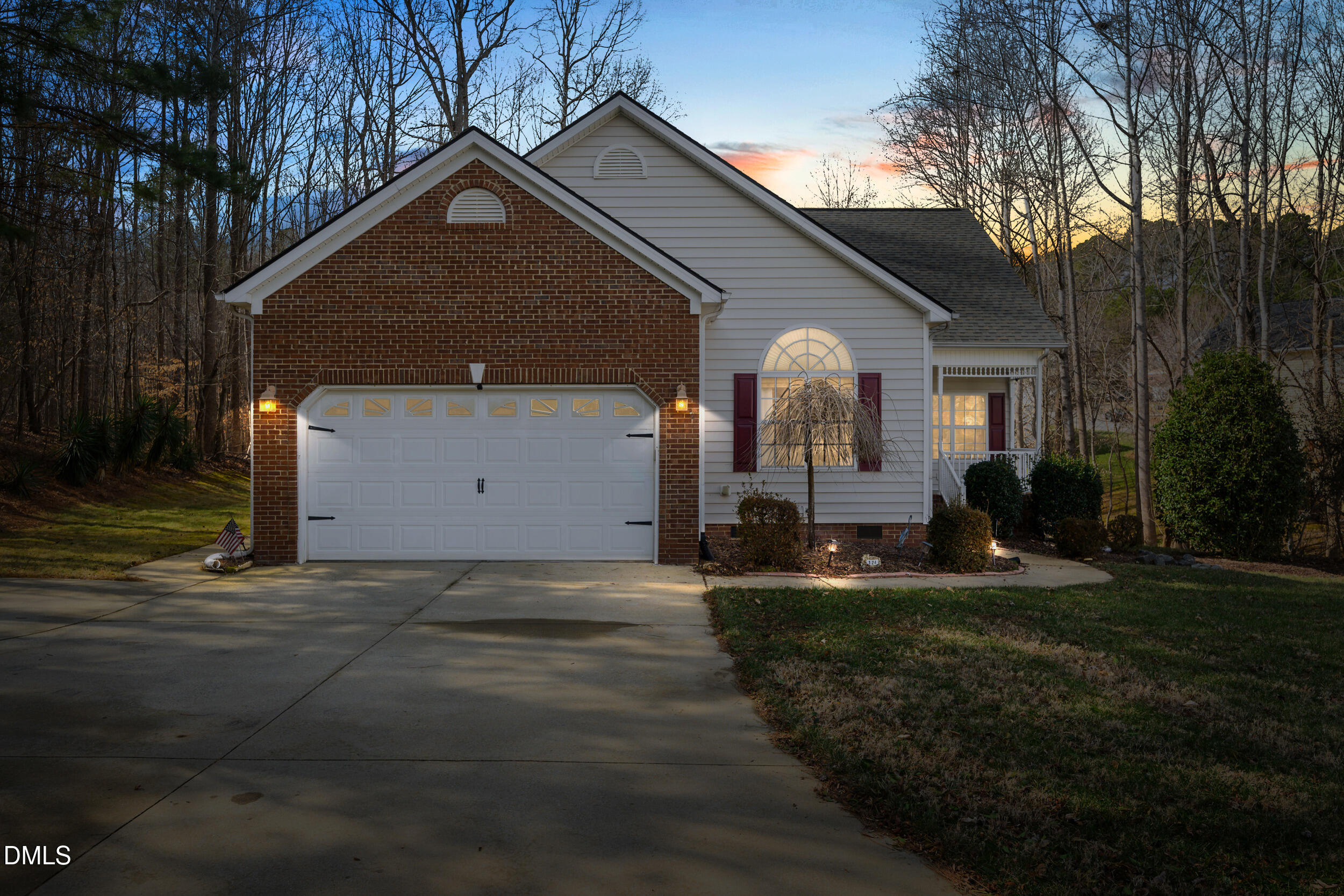 124 Braid Court Raleigh, NC 27603 - Photo 3 of 53 1 -124 Braid Ct_ Exterior_ Twilight