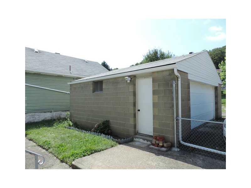 925 Hober Avenue McKees Rocks, PA 15136 - Photo 23 of 23 Parking Lot/Garage. 2 Car Detached Garage With Automatic Door Opener