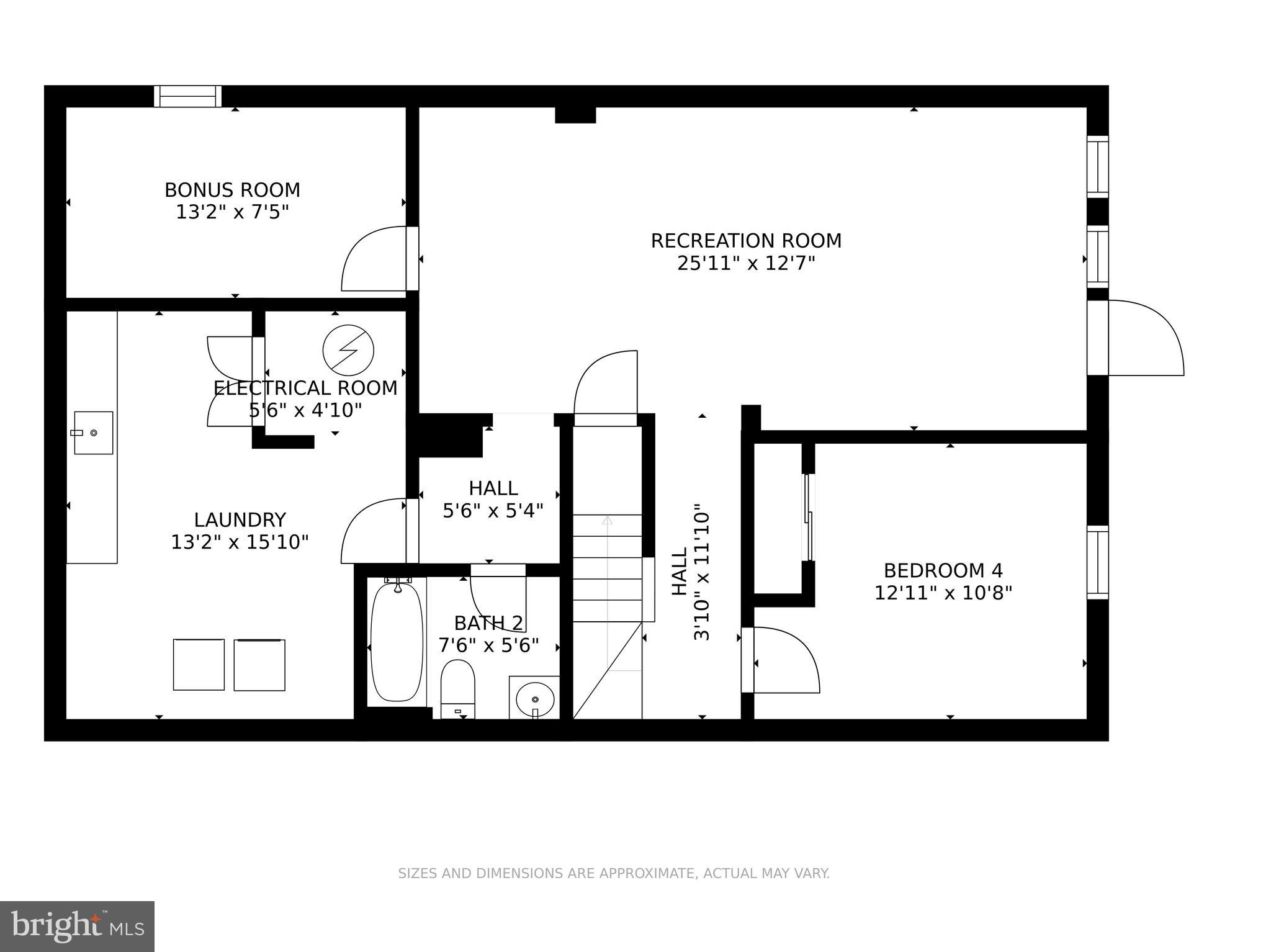 1202 Canberwell Road Baltimore, MD 21228 - Photo 42 of 43 FLOOR PLAN: Lower Level