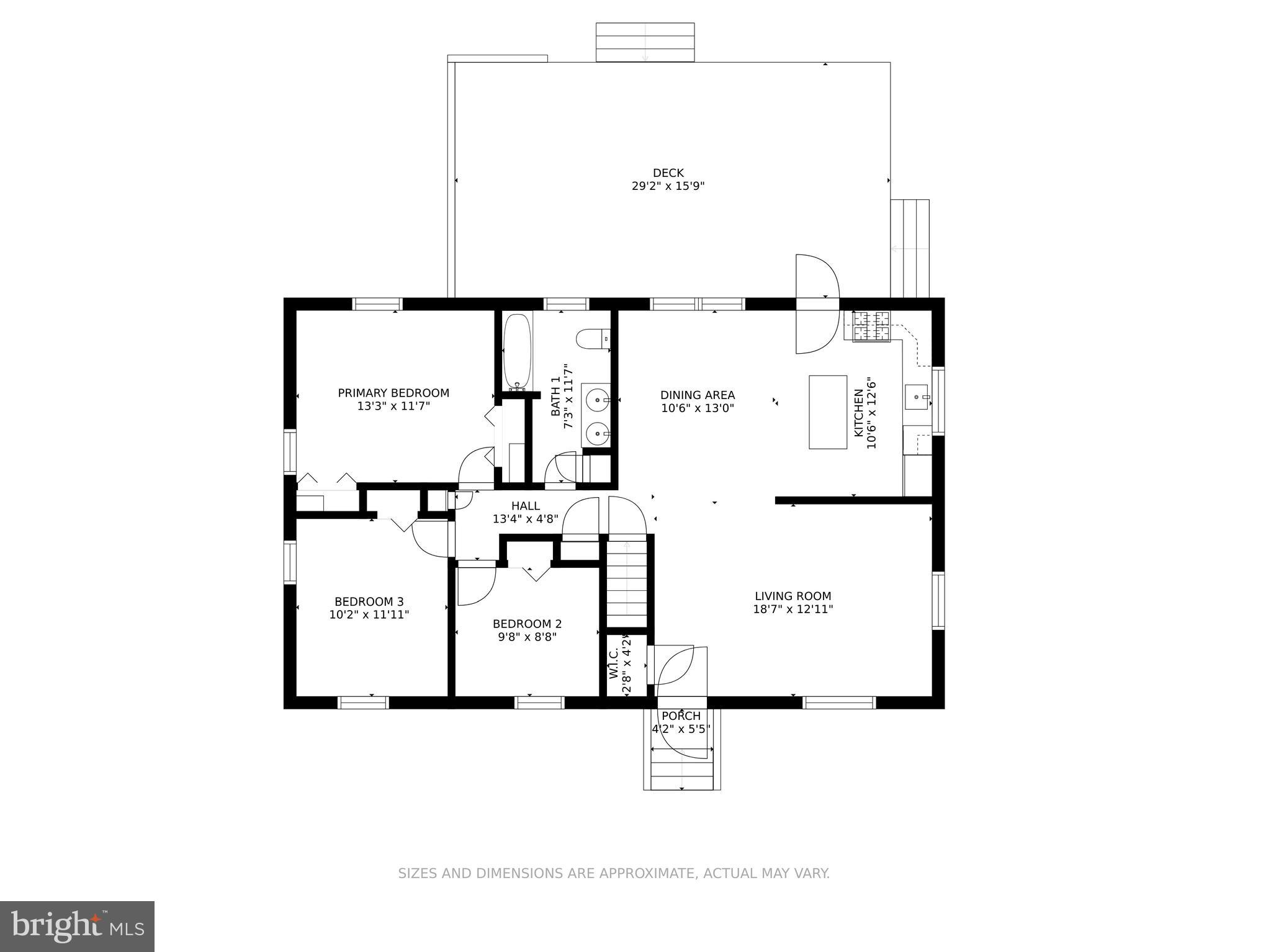 1202 Canberwell Road Baltimore, MD 21228 - Photo 41 of 43 FLOOR PLAN: Main Level