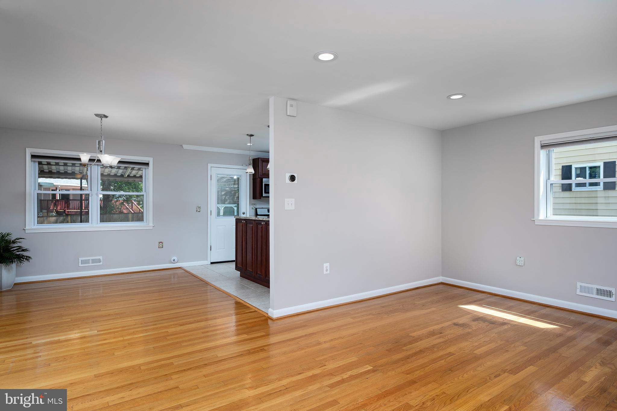 1202 Canberwell Road Baltimore, MD 21228 - Photo 4 of 43 Foyer View to Living Room and Dining Room