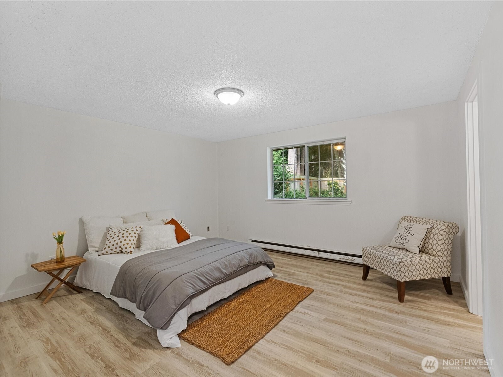 7822 Songbird Way Clinton, WA 98236 - Photo 22 of 28 a bedroom with a bed and a window