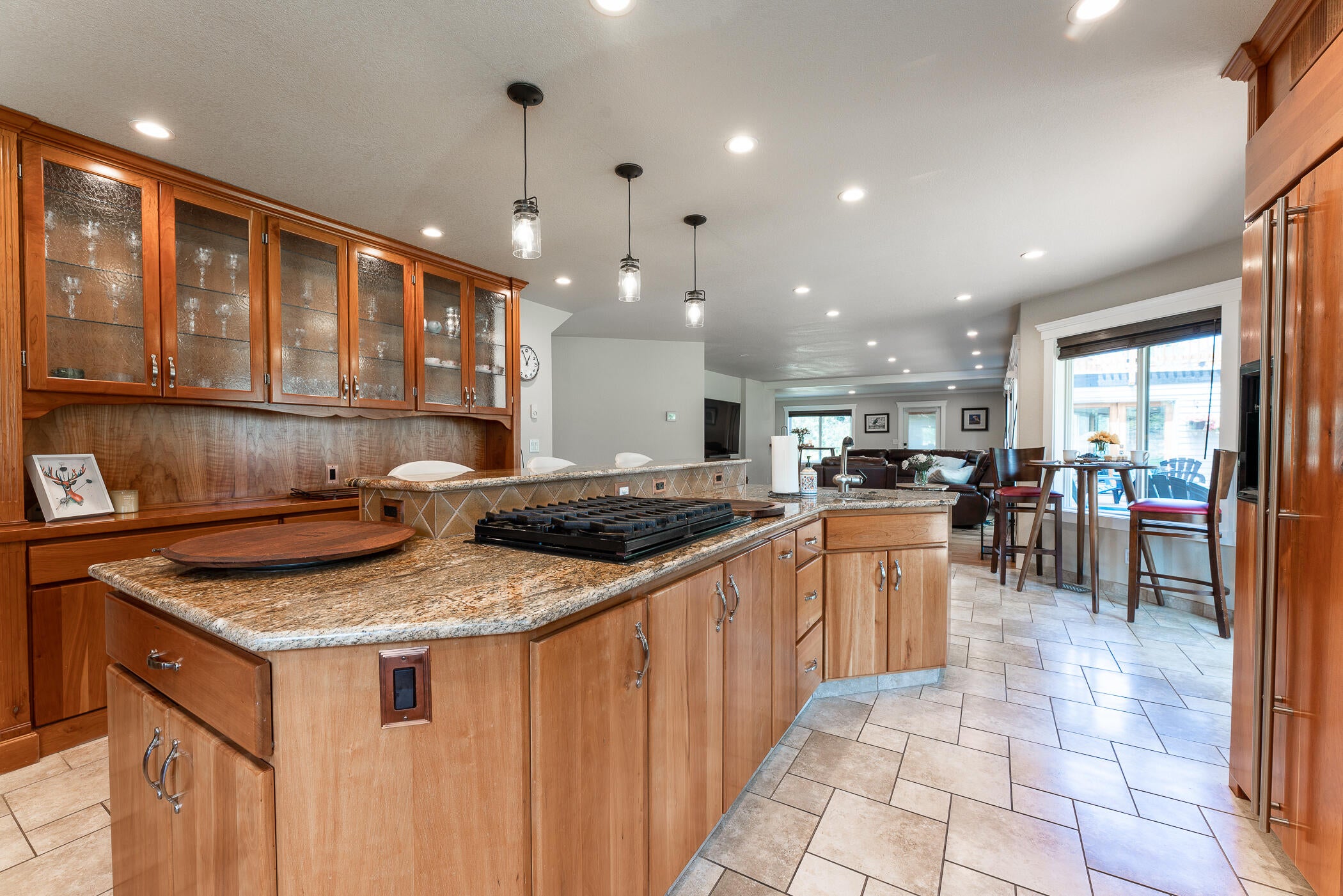 64300 Crosswinds Road Bend, OR 97703 - Photo 15 of 61 Ample barstool space to enjoy visiting with the chef!