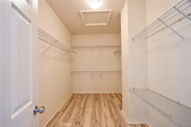 a view of a garden with a building in the background