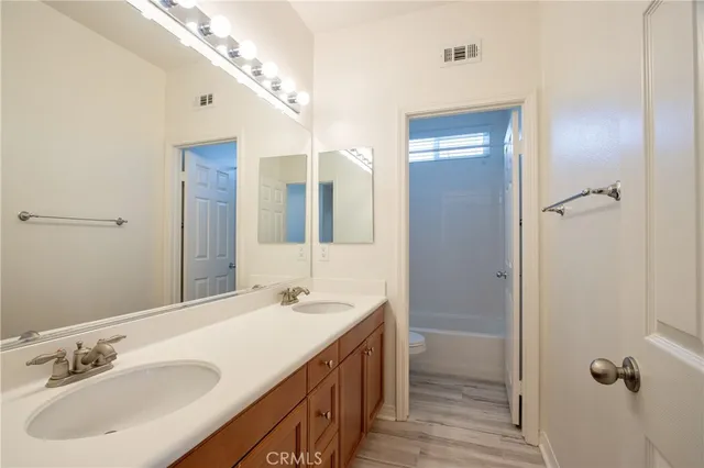 a view of a porch with a garden