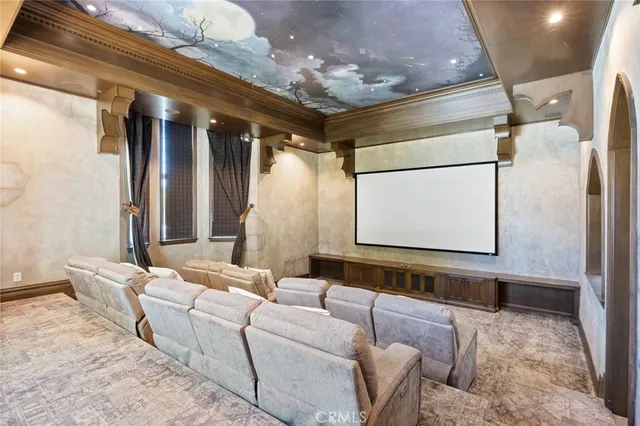 a bathroom with a granite countertop toilet sink and mirror