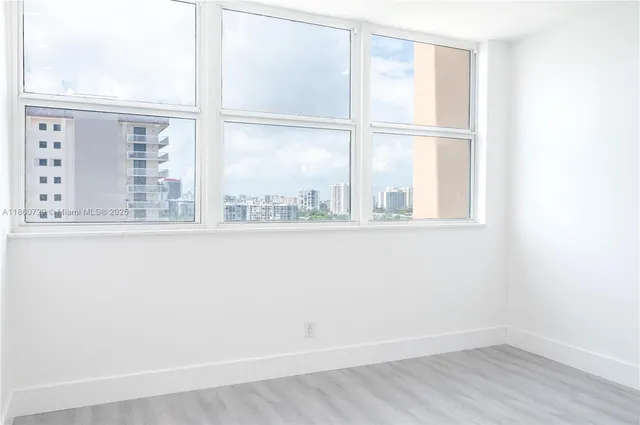 a view of a window in a room