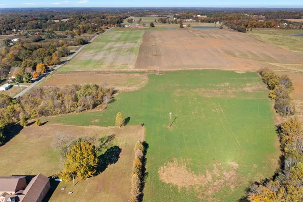 a view of a lake with mountains in the background