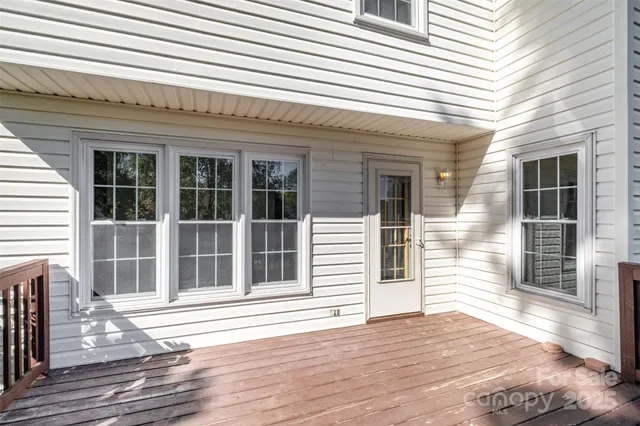 a view of a house with wooden floor