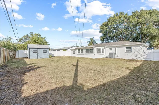 a house view with a outdoor space