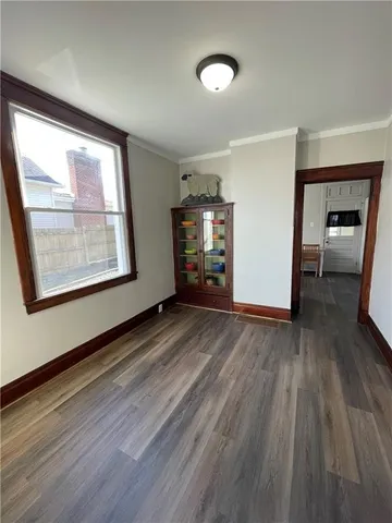 a view of front door