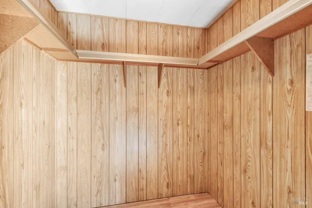 a close view of wooden balcony