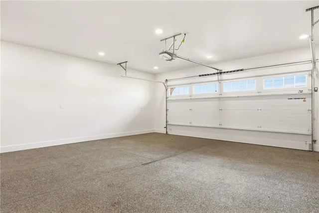 an empty room with an empty space