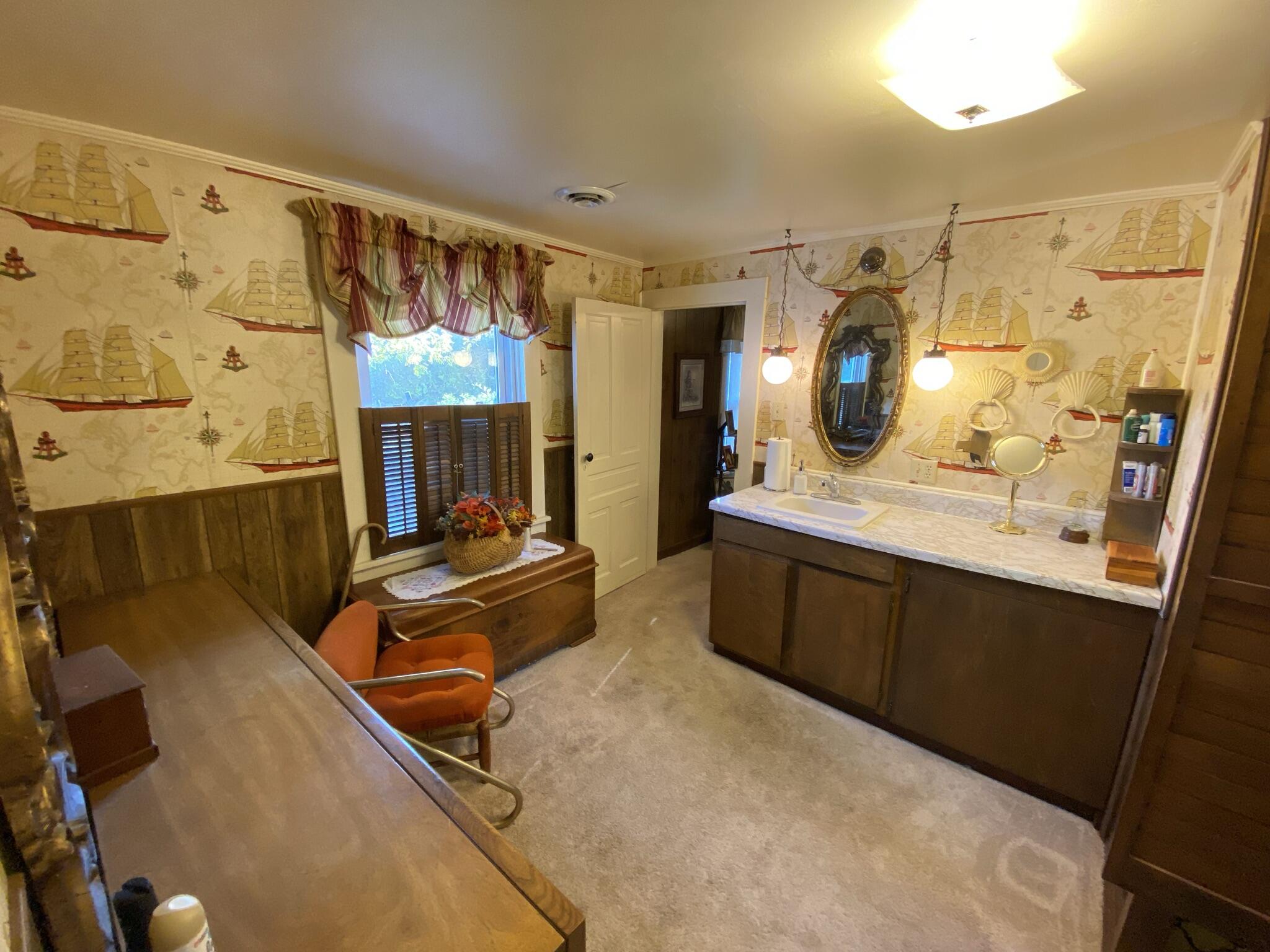759 Runnett Bag Road Ferrum, VA 24088 - Photo 16 of 74 a bedroom with a bed and a mirror