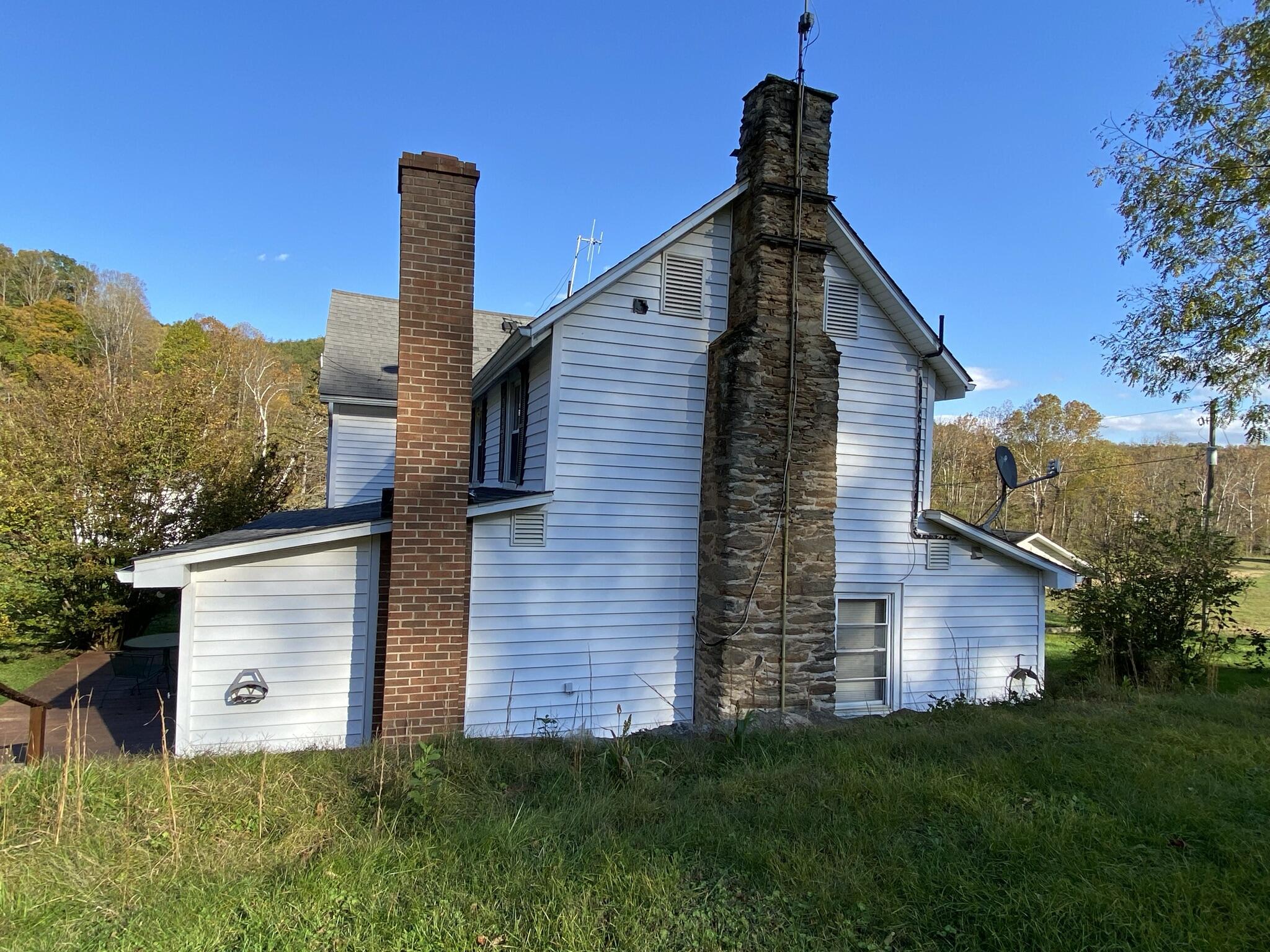 759 Runnett Bag Road Ferrum, VA 24088 - Photo 19 of 74 a front view of a house with a yard
