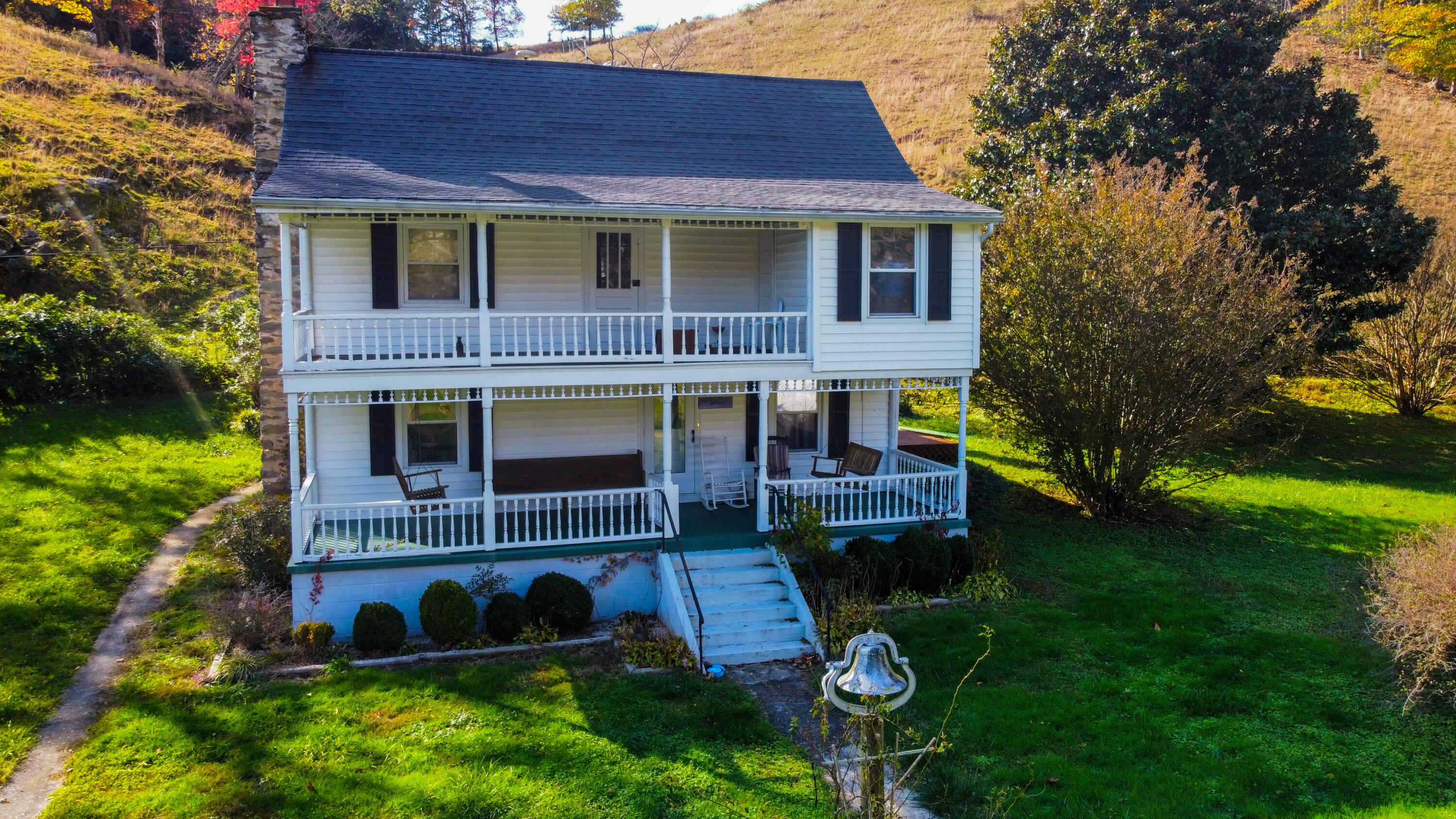 759 Runnett Bag Road Ferrum, VA 24088 - Photo 31 of 74 a view of house with a yard