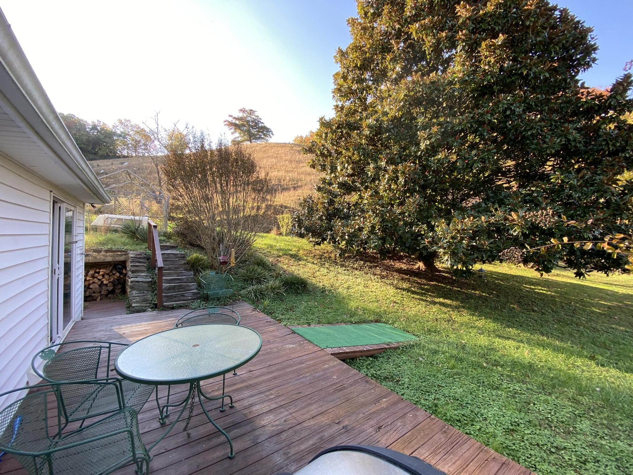 759 Runnett Bag Road Ferrum, VA 24088 - Photo 54 of 74 a view of a backyard with furniture