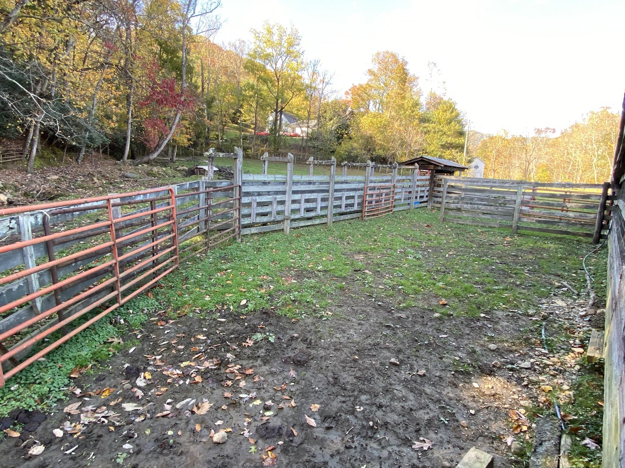 759 Runnett Bag Road Ferrum, VA 24088 - Photo 68 of 74 a view of a yard with wooden fence