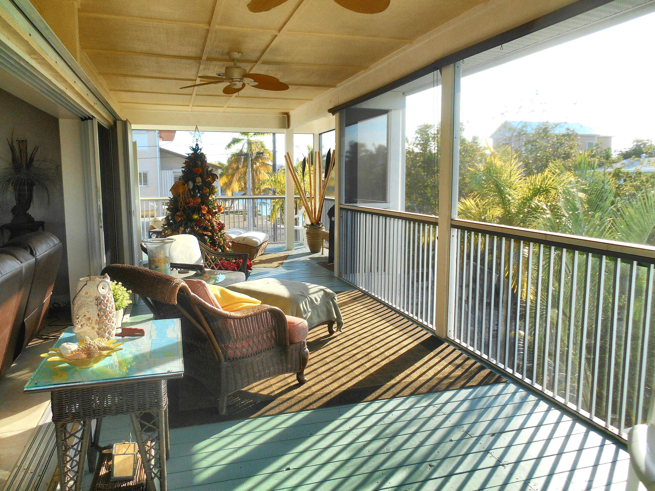 28535 Anne Bonny Road Summerland Key, FL 33042 - Photo 43 of 45 Walk around screened Deck