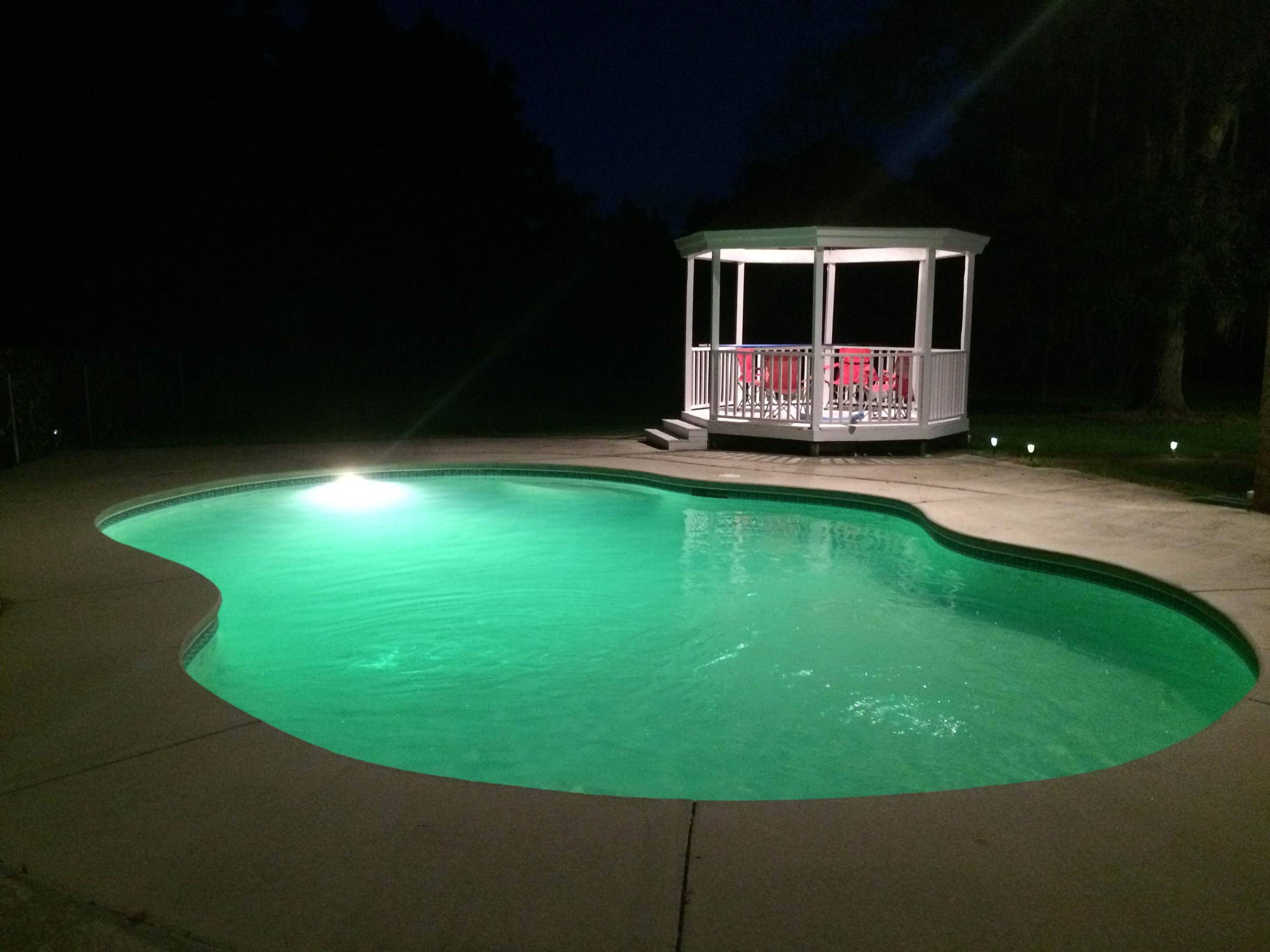 5626 Salters Hill Road Ravenel, SC 29470 - Photo 49 of 51 Night Pool