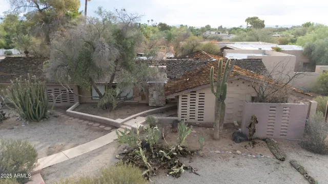 a view of a city with tall buildings